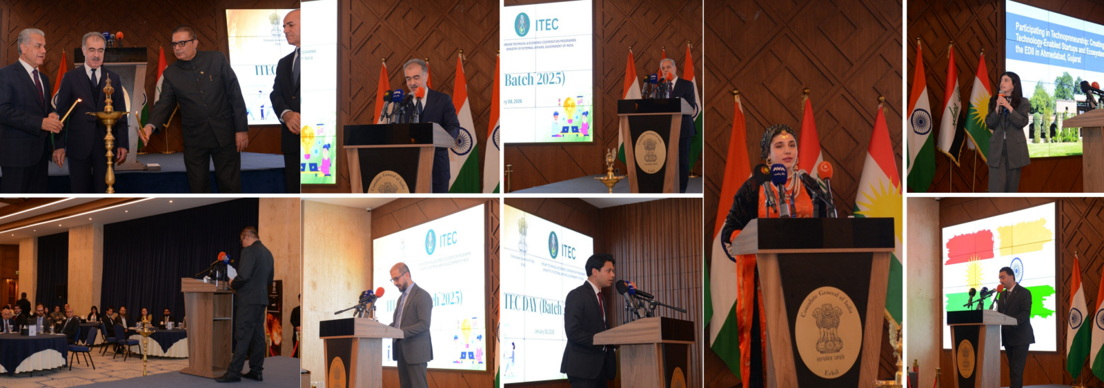 Consulate General of India in Erbil celebrated ITEC Day (Batch 2025) on January 08, 2026